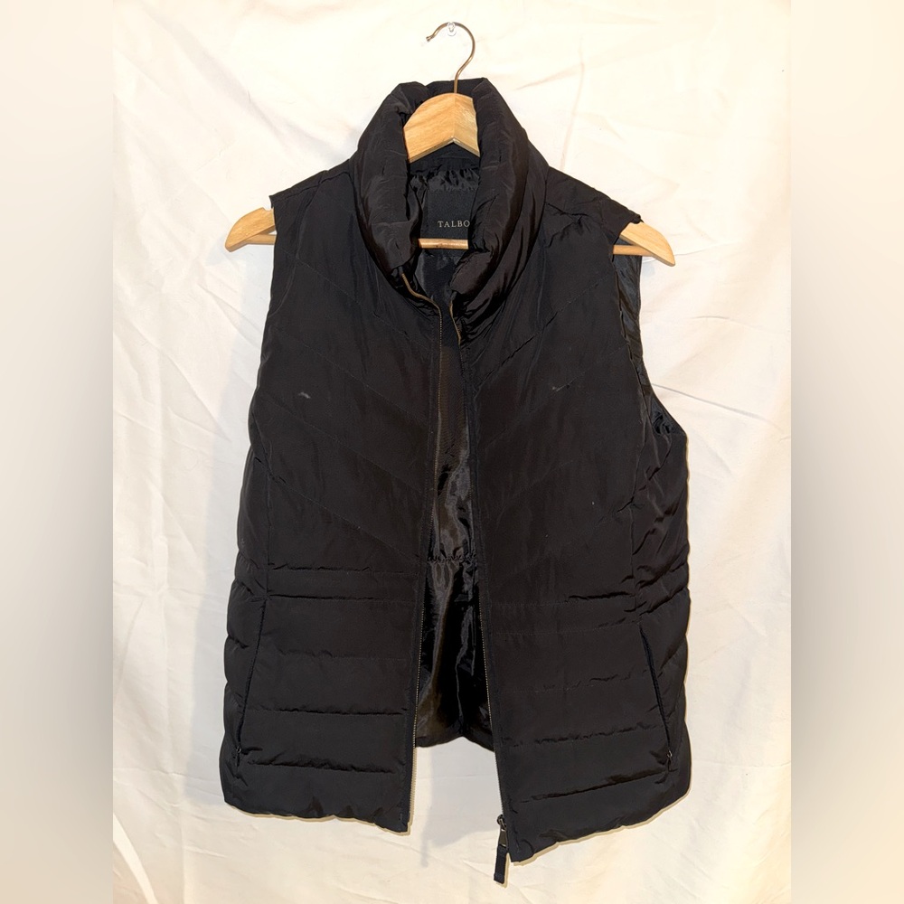Talbots black vest